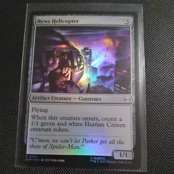 News Helicopter (FOIL) x1 - MTG Marvel's Spider-Man SPM #169 - Image 1