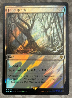 Fetid Heath Surge Foil 391 MTG Final Fantasy FIC NM X1 - Image 1