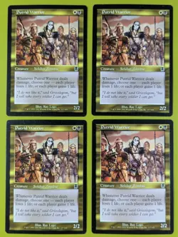 Putrid Warrior x4 Apocalypse 4x Playset Magic the Gathering MTG - Image 1