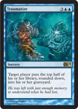 Traumatize - Light Play MTG Magic 2014 Core Set - Image 1