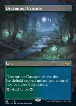 Dreamroot Cascade (Borderless) - Light Play MTG Innistrad: Crimson Vow - Image 1