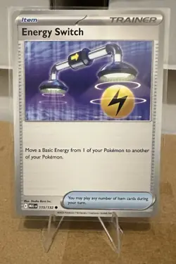 Pokemon - Energy Switch - 115/132 - Common - Mega Evolution - NM - Image 1