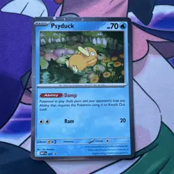 Pokemon TCG Psyduck MEP 007 - Mega Evolutions Triple Blister Promo (NM/M) - Image 1