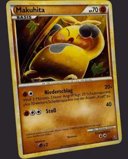 Makuhita 55/90 Common Heartgold Soulsilver Unerschrocken 2010 Pokemon - Image 1
