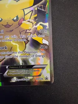 Pikachu XY124 Black Star Promo Pokemon Red & Blue Collection Near Mint - Image 5