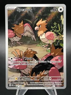 Pokemon TCG Spearow 151/132 Holo Rare English Mega Evolution Mint+ - Image 1