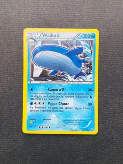 Carte Pokemon Wailord 26/124 HOLO N&B Dragons Exaltes Noir Et Blanc Exc+ - Image 1