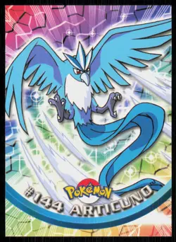 2000 Topps Pokemon TV Animation Series 3 Articuno Blue Logo #144 - Image 1