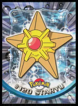 2000 Topps Pokemon TV Animation Series 3 Staryu Blue Logo #120 - Image 1