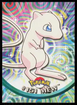 2000 Topps Pokemon TV Animation Series 3 Mew Blue Logo #151 - Image 1