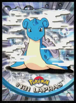2000 Topps Pokemon TV Animation Series 3 Lapras Blue Logo #131 - Image 1