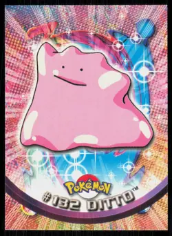2000 Topps Pokemon TV Animation Series 3 Ditto Blue Logo #132 - Image 1
