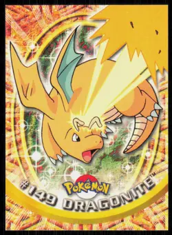 2000 Topps Pokemon TV Animation Series 3 Dragonite Blue Logo #149 - Image 1