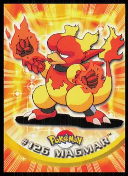 2000 Topps Pokemon TV Animation Series 3 Magmar Blue Logo #126 - Image 1