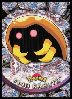 2000 Topps Pokemon TV Animation Series 3 Kabuto Blue Logo #140 - Image 1