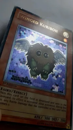 Yugioh Winged Kuriboh TLM-EN005 1st Edition Ultimate Rare MP - Image 1