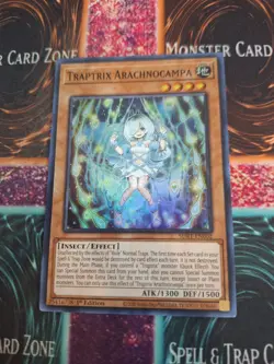 Yugioh Traptrix Arachnocampa SDBT-EN002 Super Rare 1st Edition Near Mint - Image 1