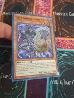 Yugioh Genta, Gateman of Dark World SR13-EN002 Super Rare 1st Edition Near Mint - Image 2
