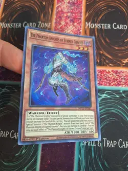 Yugioh The Phantom Knights of Stained Greaves MP21-EN167 Super 1st Edition NM - Image 2