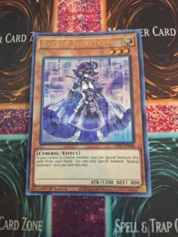 Yugioh Backup Secretary GFTP-EN088 Ultra Rare 1st Edition Near Mint - Image 1