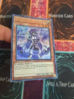 Yugioh Backup Secretary GFTP-EN088 Ultra Rare 1st Edition Near Mint - Image 2