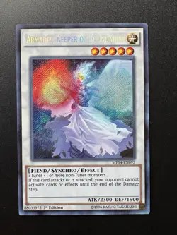 Yugioh Armades, Keeper of Boundaries MP14-EN095 Secret Rare 1st Ed NM - Image 1