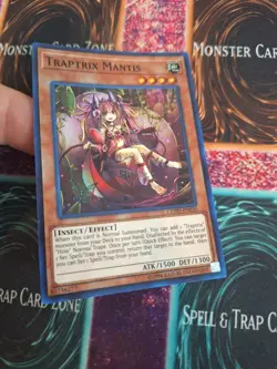 Yugioh Traptrix Mantis COTD-EN030 Super Rare Unlimited Near Mint - Image 2
