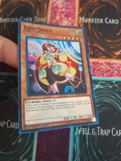 Yugioh Lady Debug SDPL-EN005 Super Rare 1st Edition Near Mint - Image 2