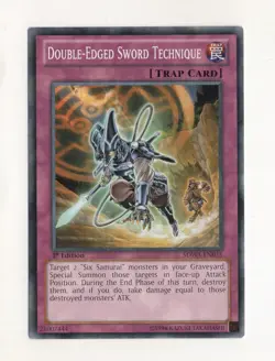 Double-Edged Sword Technique SDWA-EN035 1st Edition Common Yugioh TCG - LP - Image 1