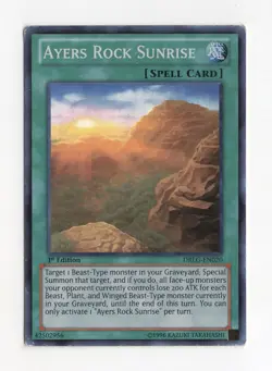 Ayers Rock Sunrise DRLG-EN020 1st Edition Super Rare Yugioh TCG - MP - Image 1