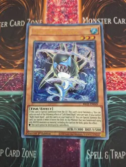 Yugioh Left-Hand Shark BROL-EN049 Ultra Rare 1st Edition Near Mint - Image 1