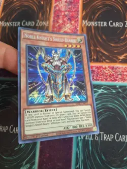 Yugioh Noble Knight's Shield-Bearer BROL-EN017 Secret Rare 1st Edition Near Mint - Image 2