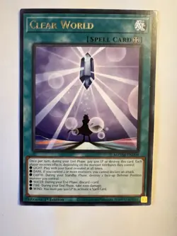 Yugioh! - Clear World - MZTM-EN098 - Rare - Maze of the Master - 1st Edition NM - Image 1