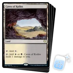 CAVES OF KOILOS X4 Commander 2020 Magic MTG MINT CARD - Image 1