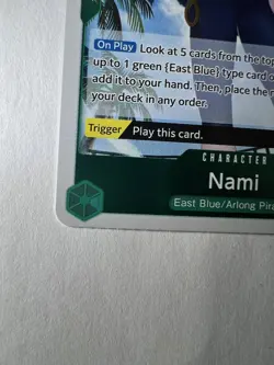 One Piece Card Game Nami Pillars Of Strength OP03-030 - Image 4