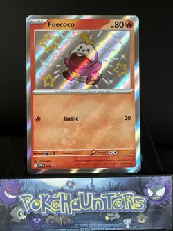 Pokemon Card Fuecoco SVP079 Black Star Promo Scarlet & Violet Shiny Rare NM - Image 1