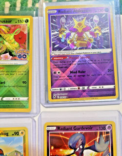 POKEMON RADIANT 42 CARD LOT HOLO RARE ALAKAZAM GARDEVOIR VENUSAUR TCG MINT 2022 - Image 3