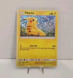 Pikachu 6/12 McDonalds 2019 Holo Promo Pokemon Card TCG NM - Image 1