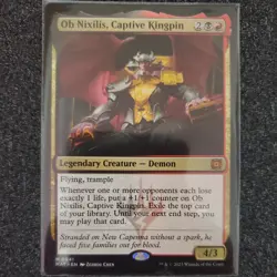 Ob Nixilis, Captive Kingpin - NM MTG March of the Machine: The Aftermath - Image 1