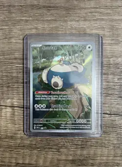 Snorlax SVP EN 051 Black Star Promo Scarlet & Violet Pokemon 151 Card - Image 1