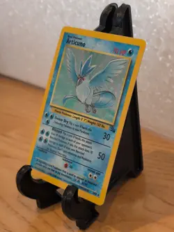 Pokemon TCG Articuno Fossil Holo Card 2/62 Unlimited Rare [MP/HP] - Image 2