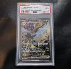 PSA 9 Greninja ex SVP 132 Shrouded Fable Black Star Promo Pokemon Card - Image 1