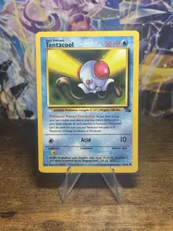 Tentacool (56/62) ~ LP-MP [Fossil Unlimited] Vintage 1999 - Pokemon TCG Card - Image 1