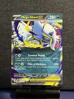 Mega Absol ex 086/132 Pokemon TCG Card Mega Evolution English - Image 1