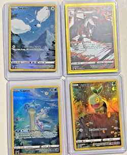 POKEMON GALARIAN GALLERY 4 CARD LOT HOLO RARE TURTWIG LAPRAS MINT TCG NM - Image 1