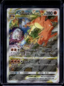 Pokemon SWSH: Sword & Shield Promo Cards Charizard VSTAR SWSH262 - Image 1