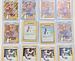 POKEMON CELEBRATIONS HOLO TRAINER 12 CARD LOT RARE OAK PROFESSORS RESEARCH TCG - Image 1