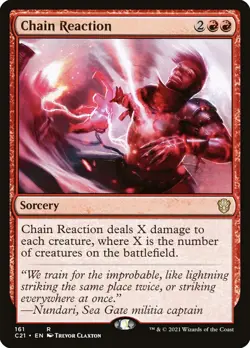 Chain Reaction 161 Rare Commander 2021 C21 MTG - Image 1