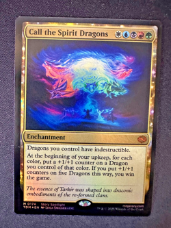 Tarkir Dragonstorm - Call the Spirit Dragons (0174, NM, Foil) - Image 1