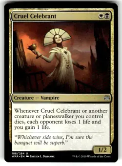 Cruel Celebrant War of the Spark Regular MTG - Image 1